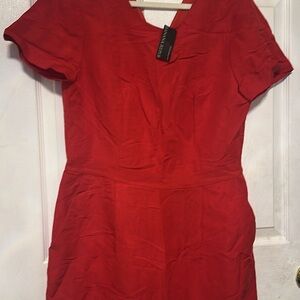 Banana Republic Red Jumpsuit